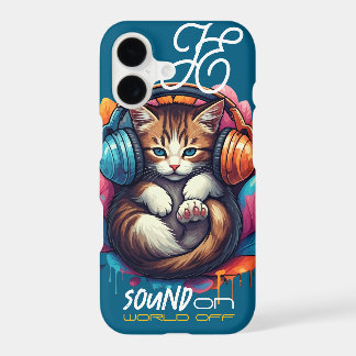 Étui Vibe Graffiti Kitty - Tabby Brun