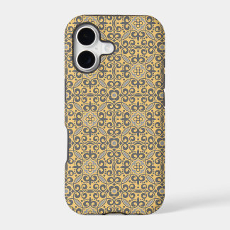 Étui Yellow & Grey Damask Case-Mate pour iPhone 5