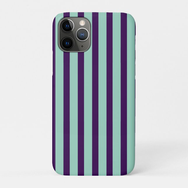 Étuis chic pour iPhone 11 Pro avec design à rayure (Dos)