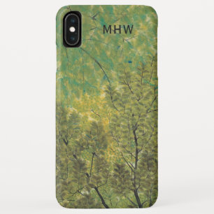 Étuis de téléphone à monogramme personnalisé d'art