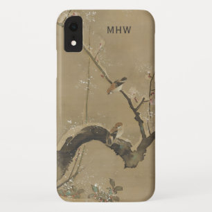 Étuis de téléphone à monogramme personnalisé d'art