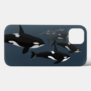 Étuis iPhone Orque Baleine Cas Épaulard Art