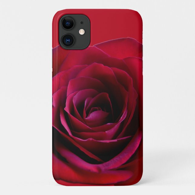 Étuis iPhone Rose Rouge Étui iPhone Roses (Dos)