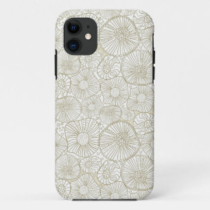 Étuis pour téléphone à fleurs gribouillées