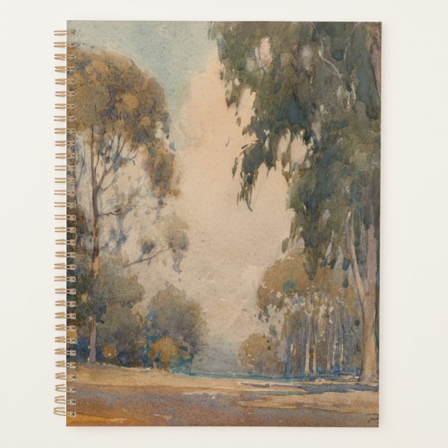 Eucalyptus (1922) - Délicat Aquarelle Botanique (Devant)