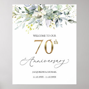 Eucalyptus 70e anniversaire Mariage Affiche de bie