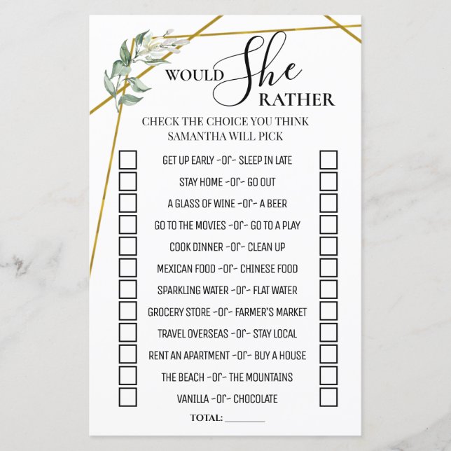 Eucalyptus aimerait-elle prendre douche jeu biling (Devant)