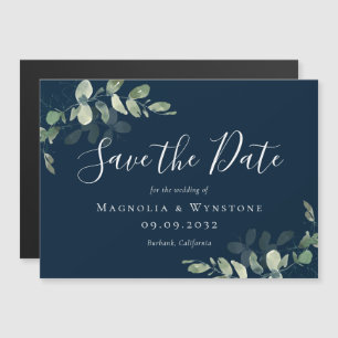 Eucalyptus Aquarelle Mariage Enregistrer La Date M