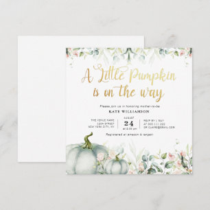 eucalyptus blush floral petite invitation citrouil