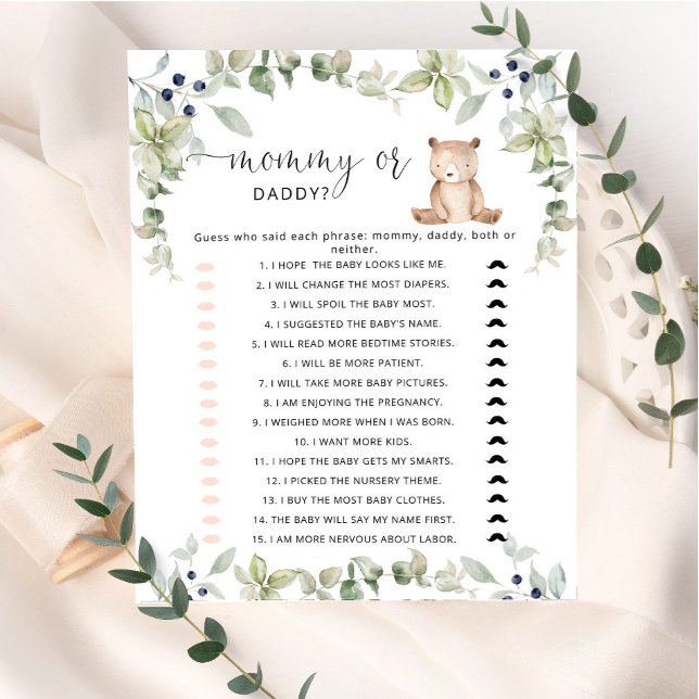 Eucalyptus boisé maman ou papa bébé jeu (Créateur téléchargé)