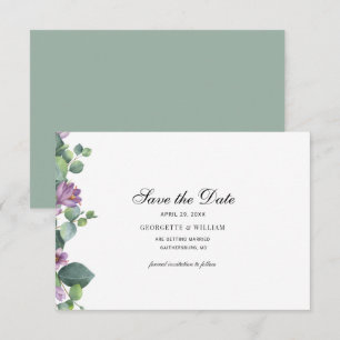 Eucalyptus Botanical Script Wedding Enregistrer la