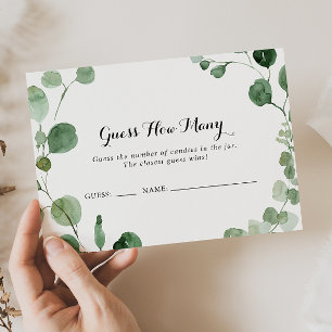 Eucalyptus Calligraphy Devine Combien De Carte De