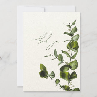 Eucalyptus Carte de remerciements