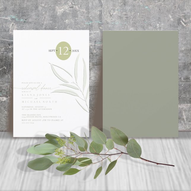 Eucalyptus Couleur Tones Répétition Dinne Vert ID9 (Créateur téléchargé)