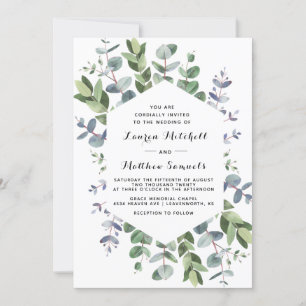Eucalyptus Faire-part de mariage