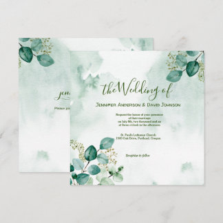 Eucalyptus Faire-part de mariage