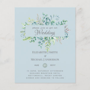 Eucalyptus Feuille Blue Sky Mariage