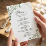 Eucalyptus Feuille Géométrique Mariage Dîner Menu<br><div class="desc">Mariage de menu Eucalyptus Feuille Gold Geometry Frame Modèle de menu. Pour plus de personnalisation,  cliquez sur le lien "customiser plus" et utilisez notre outil de conception pour modifier ce modèle. Si vous avez besoin d'aide ou d'articles correspondants,  veuillez me contacter.</div>