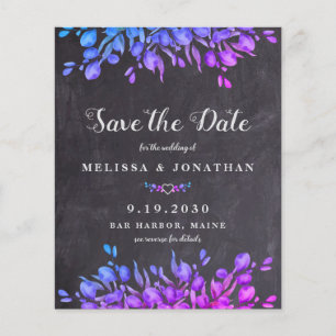 Eucalyptus Foliage Ardoise QR Code Enregistrer La