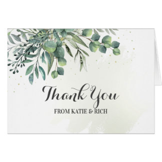 Eucalyptus Garden Carte de remerciements
