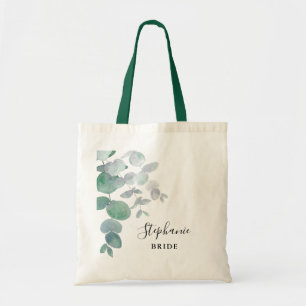 Eucalyptus Green Bride Sac fourre-tout personnalis