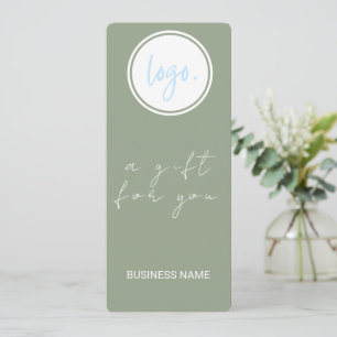 EUCALYPTUS GREEN BUSINESS LOGO CERTIFICAT CADEAU