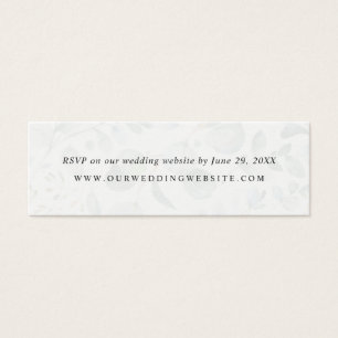 Eucalyptus Green Site Mariage Carte RSVP