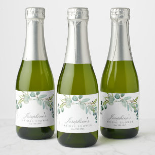 Eucalyptus Mini Sparkling Étiquettes bouteille de