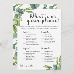 Eucalyptus moderne Ce qui est sur votre jeu de tél