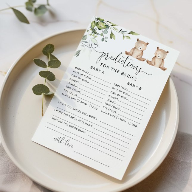 Eucalyptus ours jumeaux prédictions pour bébés (Créateur téléchargé)