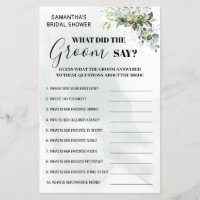 Eucalyptus Qu'a dit Groom au jeu bilingue