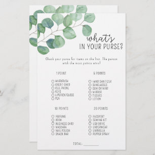 Eucalyptus - Qu'y a-t-il dans votre sac à main