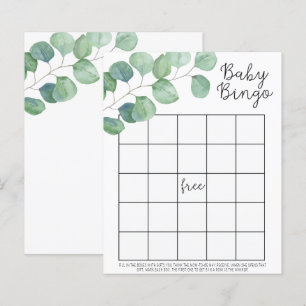 Eucalyptus verdoyant - Jeu de bingo pour Baby show