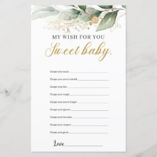 Eucalyptus verdure des souhaits d'or pour le jeu b