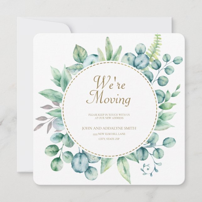 Eucalyptus vert Feuille Changer d'adresse (Devant)