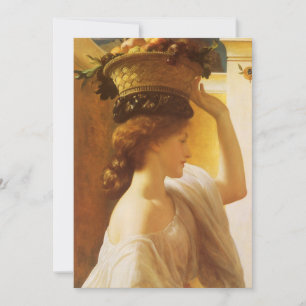 Eucharis - Jeune Fille avec une corbeille de fruit