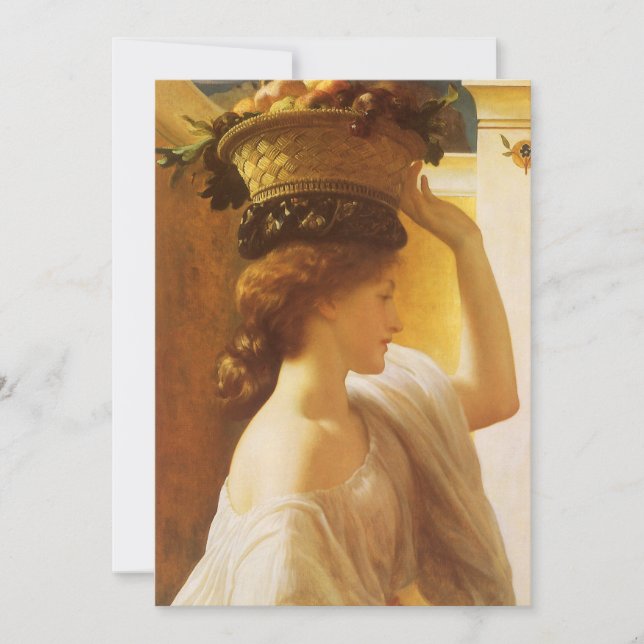 Eucharis - Jeune Fille avec une corbeille de fruit (Devant)