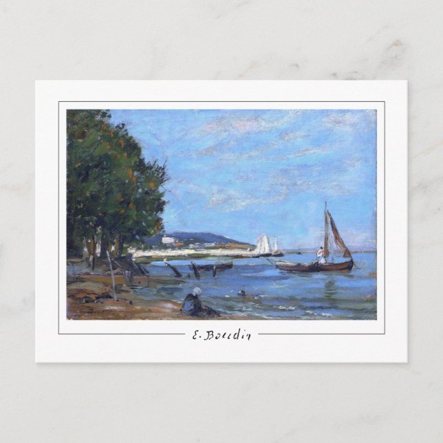 Eugène Boudin #178 - Carte postale d'art (Devant)