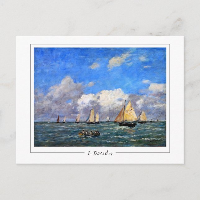 Eugène Boudin #20 - Carte postale d'art (Devant)