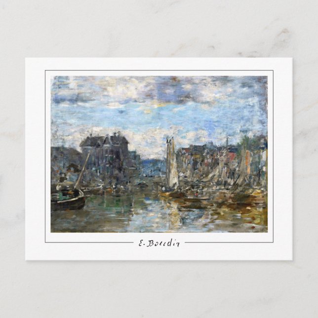 Eugène Boudin #22-2 - Carte postale d'art (Devant)