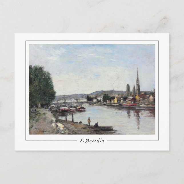 Eugène Boudin #26-2 - Carte postale d'art (Devant)
