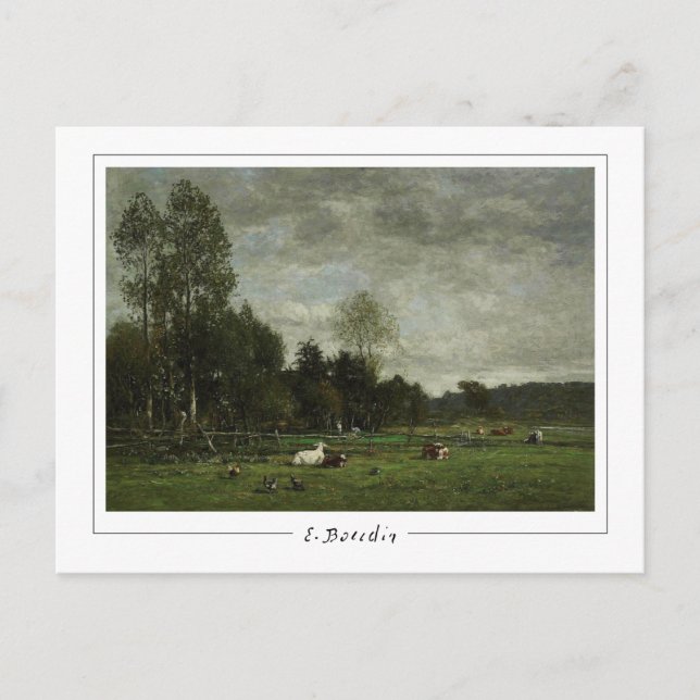 Eugène Boudin #27-2 - Carte postale Art (Devant)