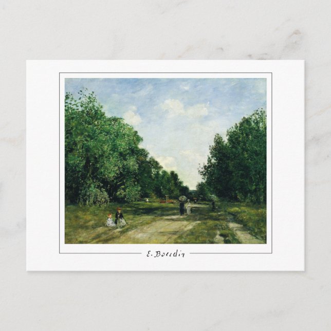 Eugène Boudin #28-2 - Carte postale d'art (Devant)