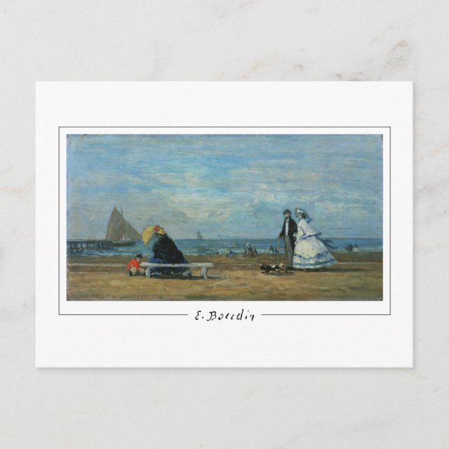 Eugène Boudin #30 - Carte postale Art (Devant)