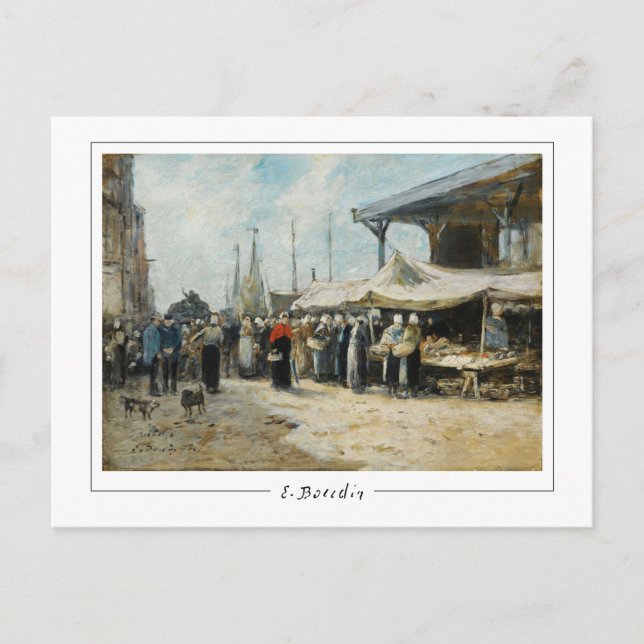 Eugène Boudin #31-2 - Carte postale d'art (Devant)