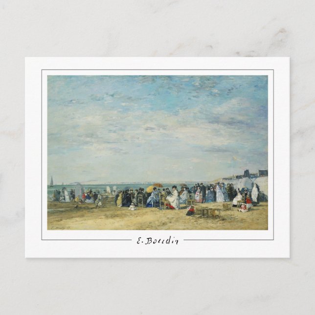 Eugène Boudin #4 - Carte postale Art (Devant)