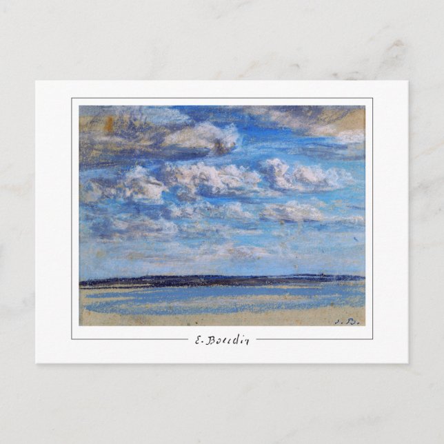 Eugène Boudin #5-2 - Carte postale d'art (Devant)
