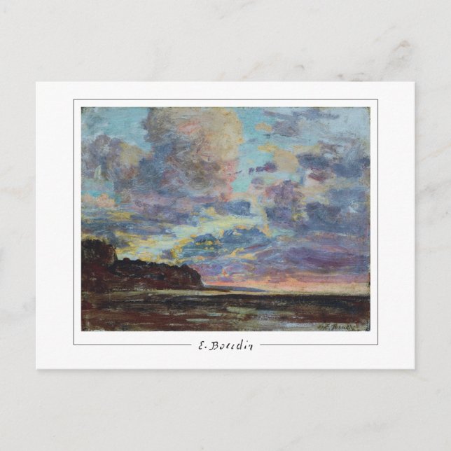 Eugène Boudin #67 - Carte postale d'art (Devant)