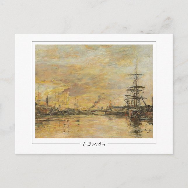 Eugène Boudin #87 - Carte postale d'art (Devant)