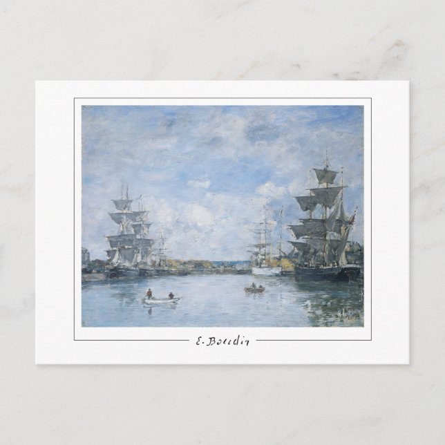 Eugène Boudin #9 - Carte postale d'art (Devant)